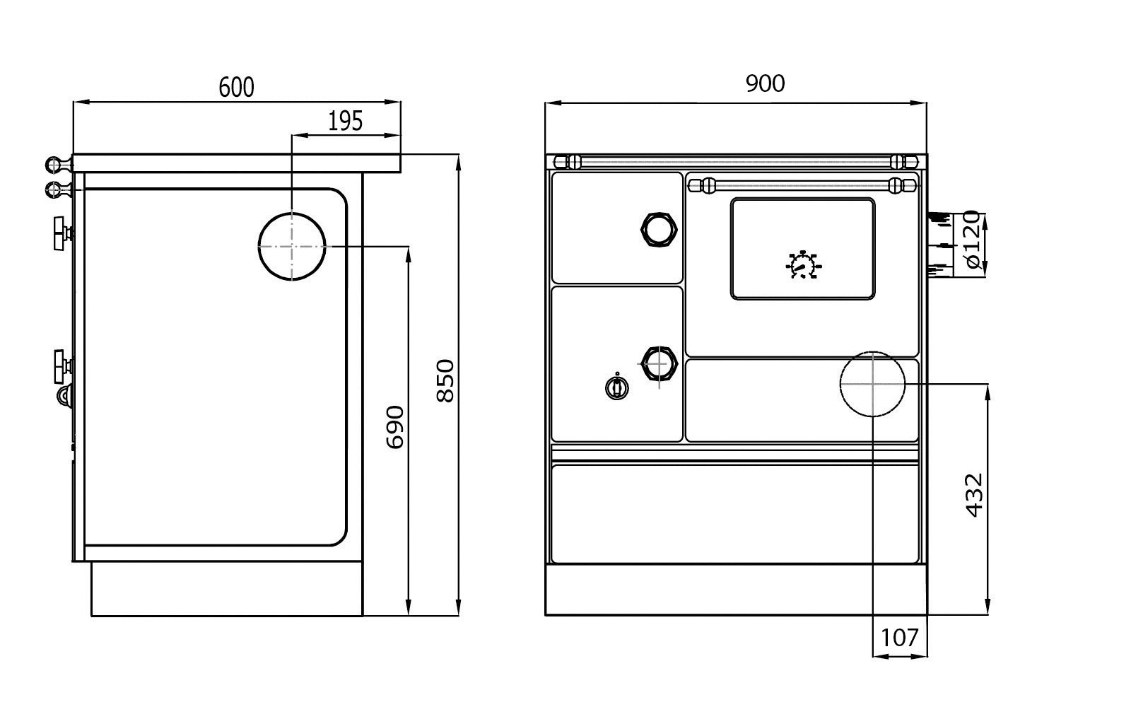 Wamsler Westminster K176A 90 puuliesi - Image 2