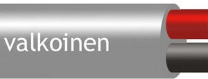 Asennusjohto 2x6mm valkoinen 100m/rulla