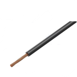 Asennusjohto musta 0.75mm2 monisäik.