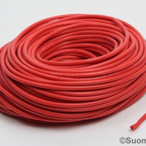 Silikonikaapeli 10AWG punainen 1 metri