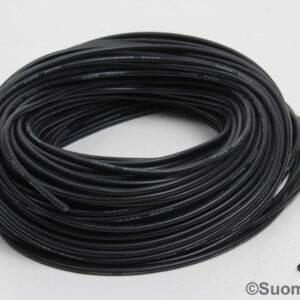 Silikonikaapeli 14AWG musta 1 metri