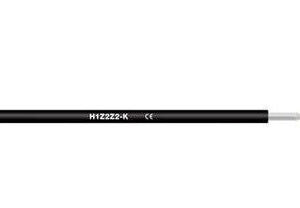 Solar kaapeli16mm2 musta 1m 1x16H1Z2Z2-K