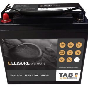 Tab HD12-50 Premium BT akku 12,8V 50Ah 640Wh